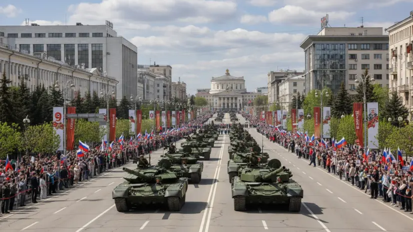 В Челябинске прошёл парад Победы