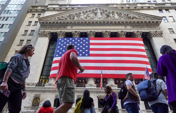 Позитивный рост на американском фондовом рынке New York Stock Exchange NYSE