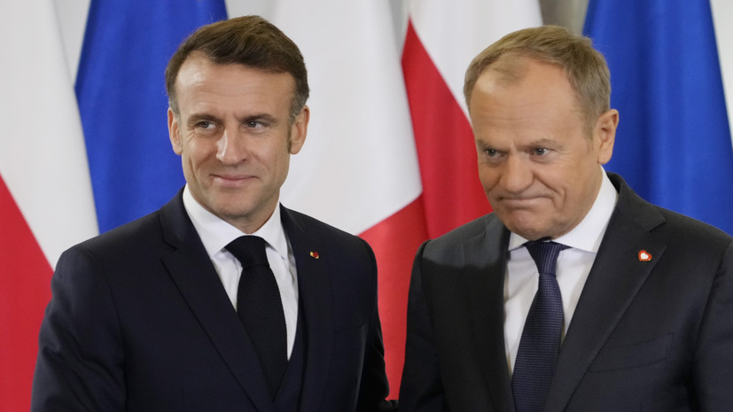 Туск заявил Макрону, что польские войска не войдут на  Украину