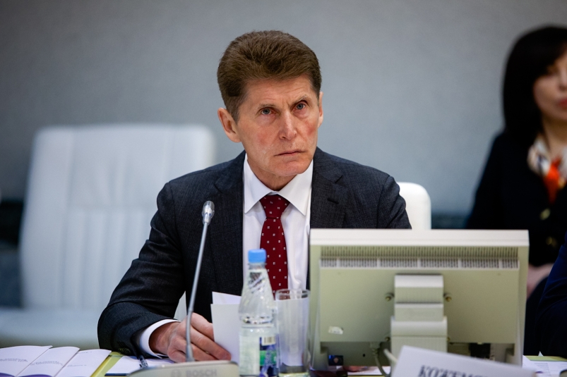 Кожемяко Олег Николаевич, губернатор Приморского края Евгений Кулешов, ИА PrimaMedia