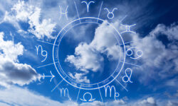 Счастливые прогнозы для Овнов, Тельцов и Близнецов 16 марта — яркие возможности ждут! ZodiacWheelAndBeautifulViewOnBlueSkyWithClouds