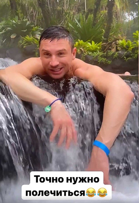 Сергей Лазарев заряжается энергией в Коста-Рике у подножия вулкана Ареналь-0