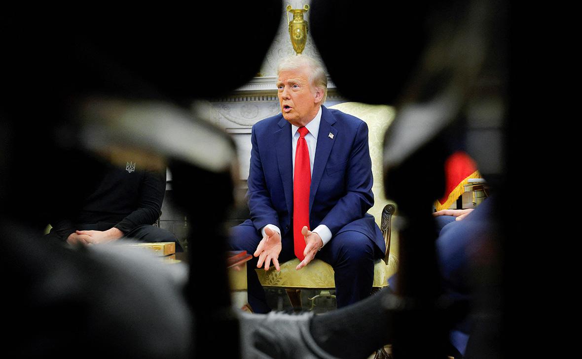 Трамп отказался отвечать на вопрос о поддержке Украины tramp otkazalsya otvechat na vopros o podderzhke ukrainy-fabrec-ru-174078329700-0