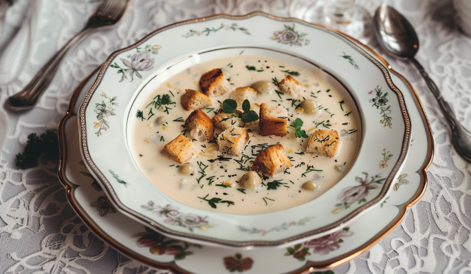 ВНУКИ бегут за добавкой к плите! БАЛУЮ и соседа / ЛОВИТЕ РЕЦЕПТ супа-пюре из шампиньонов с гренками