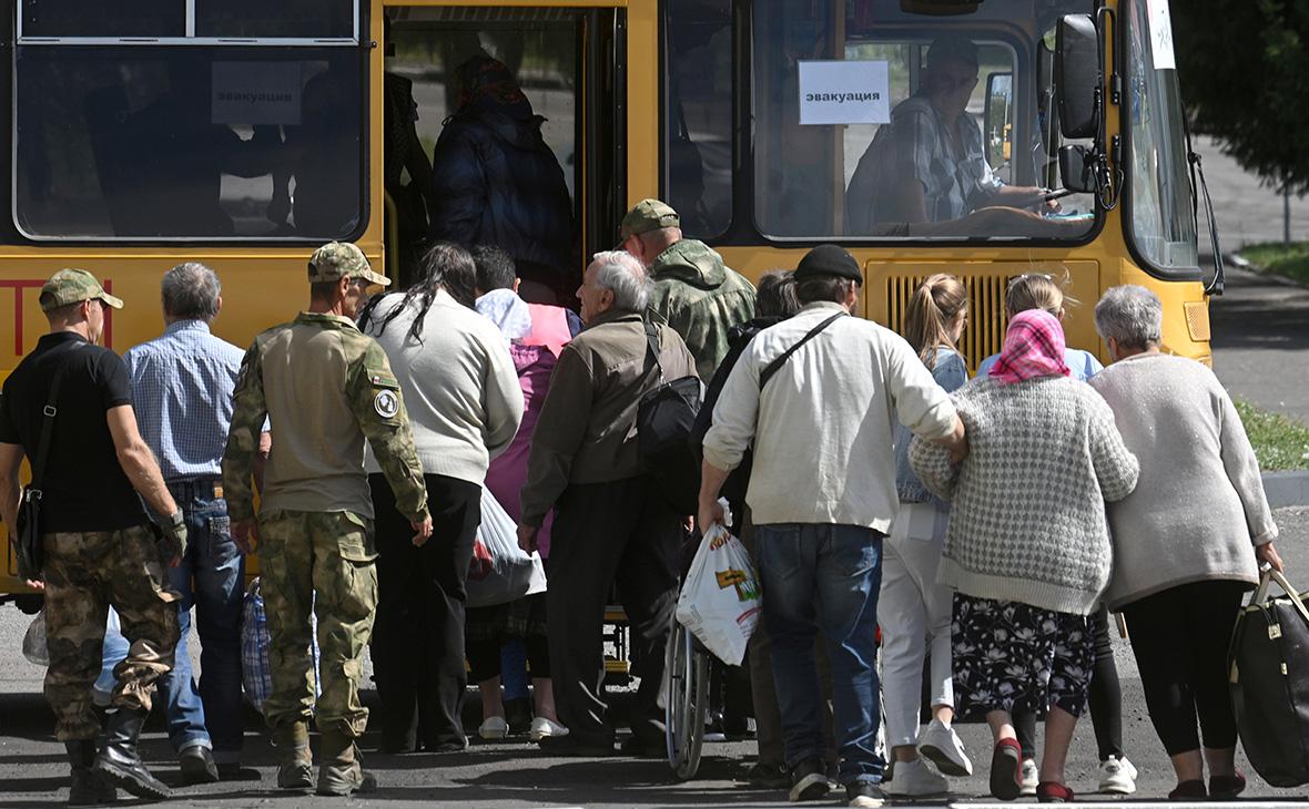 Эвакуация мирных жителей из Краснояружского района Белгородской области, 2024 год ( Михаил Воскресенский / РИА Новости)