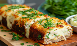 Мясной хлеб с сырной корочкой готовится за полчаса и исчезает мгновенно myasnoj hleb s syrnoj korochkoj gotovitsya za polchasa i ischezaet mgnovenno-fabrec-ru-174430451900-0