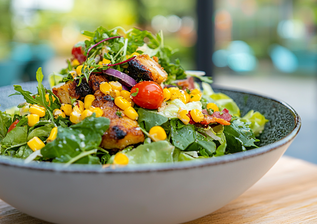 Салат с куриной печенью и хрустящими гренками! Не передать, как вкусно