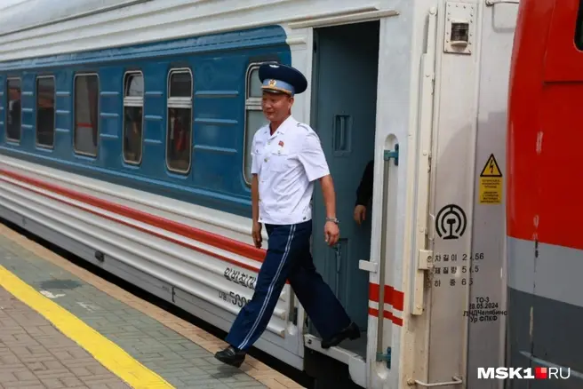 В Москву прибыл поезд из Пхеньяна | Источник: Артем Устюжанин / MSK1.RU