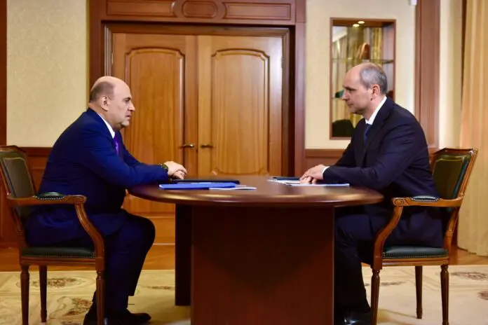 Михаил Мишустин и Денис Паслер обсудили успехи Свердловской области и поддержку УрФУ-0