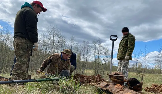 В Тверской области подняли останки бойцов 29-й армии СССР