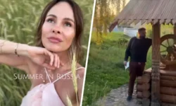 Саша Зверева радуется, что американец Дэн впечатлён Россией sasha zvereva raduetsya chto amerikanecz den vpechatlyon rossiej-fabrec-ru-0