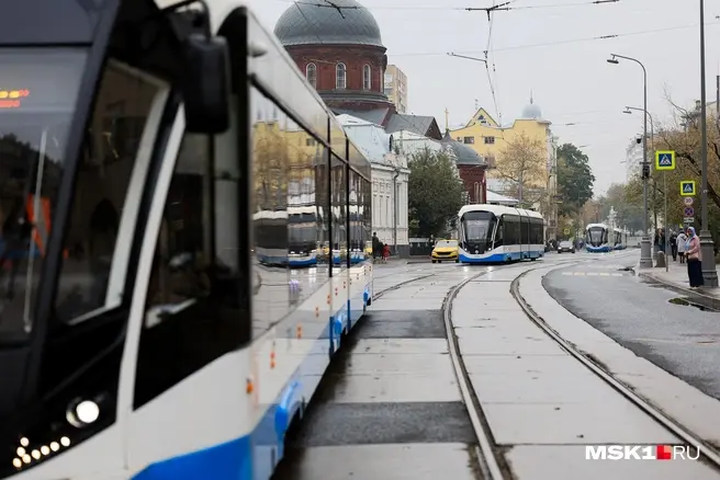 В центре Москвы изменится движение трамваев и автобусов 16 и 17 августа | Источник: Артем Устюжанин / MSK1.RU