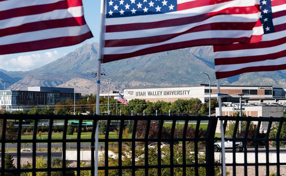 Обстановка на территории кампуса Университета долины Юты в Ореме, США, 12 сентября 2025 г. (Cheney Orr / Reuters)