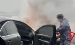 Росгвардейцы предотвратили пожар автомобиля в Пушкине благодаря оперативности rosgvardejczy predotvratili pozhar avtomobilya v pushkine blagodarya operativnosti-fabrec-ru-0