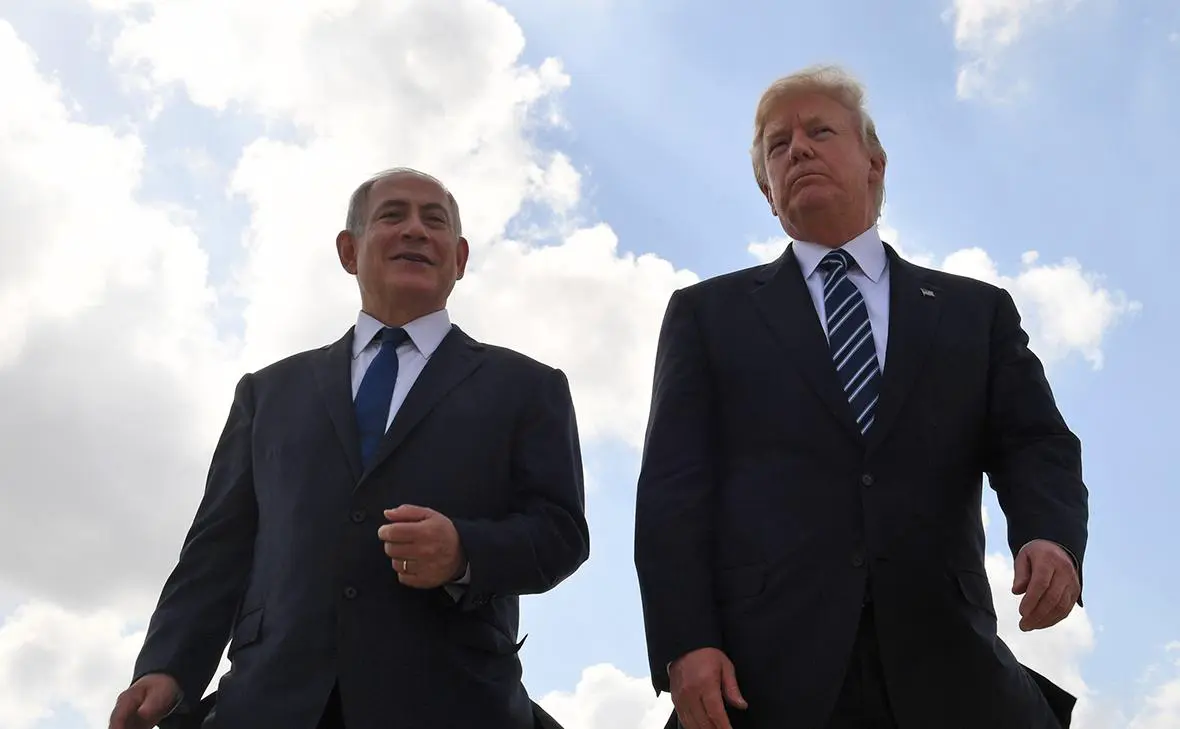 Биньямин Нетаньяху и Дональд Трамп (слева направо) (Kobi Gideon / GPO / Getty Images)