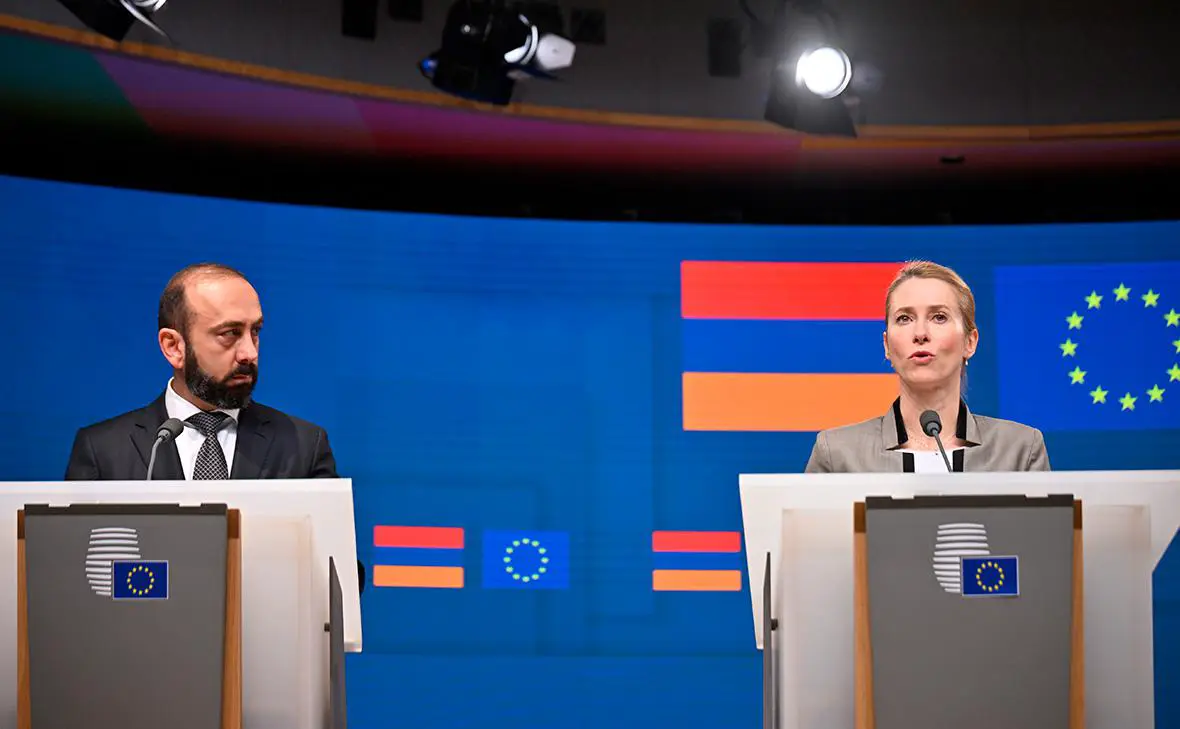 Арарат Мирзоян и Кая Каллас (Dursun Aydemir / Reuters)