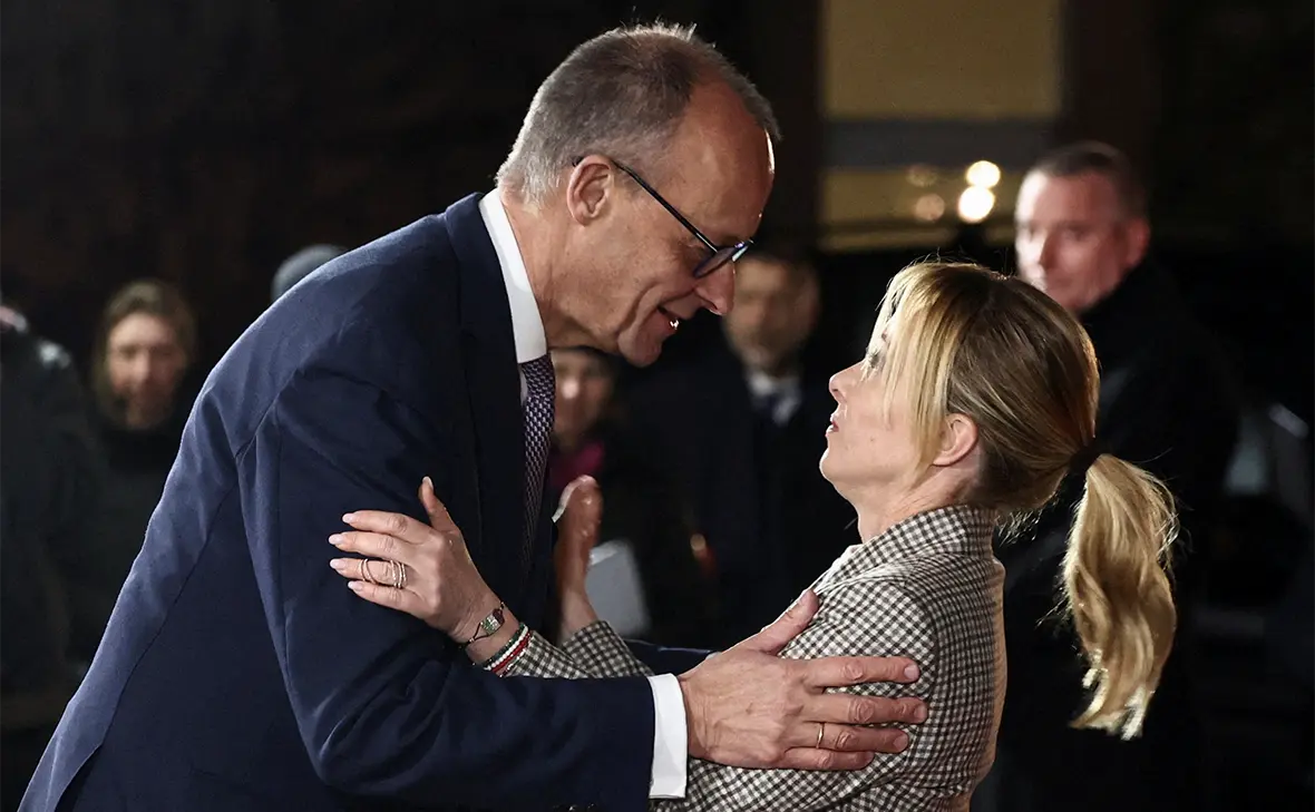 Фридрих Мерц и Джорджа Мелони (Liesa Johannssen / Reuters)