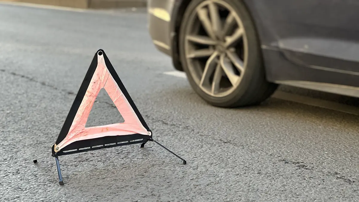Движение на МКАД затруднено на 6,6 километра из-за ДТП перед съездом №105А