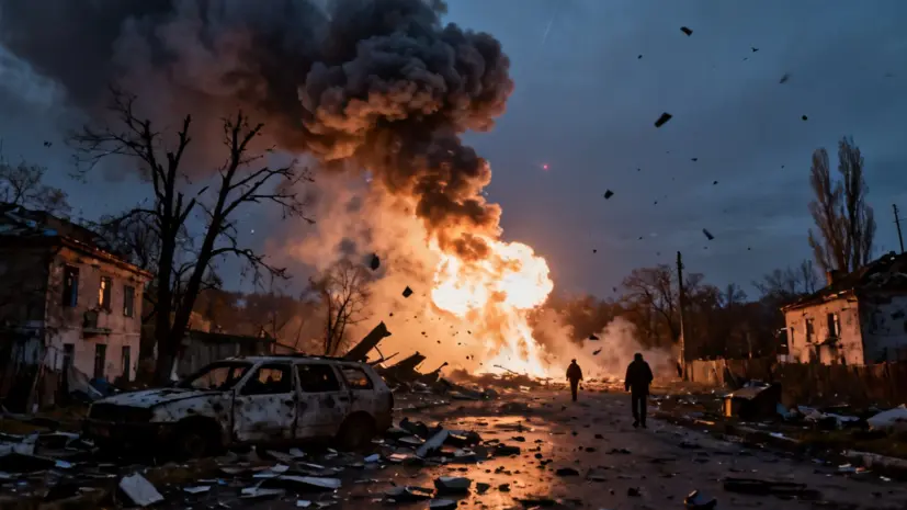 В Киеве на фоне воздушной тревоги прогремели взрывы