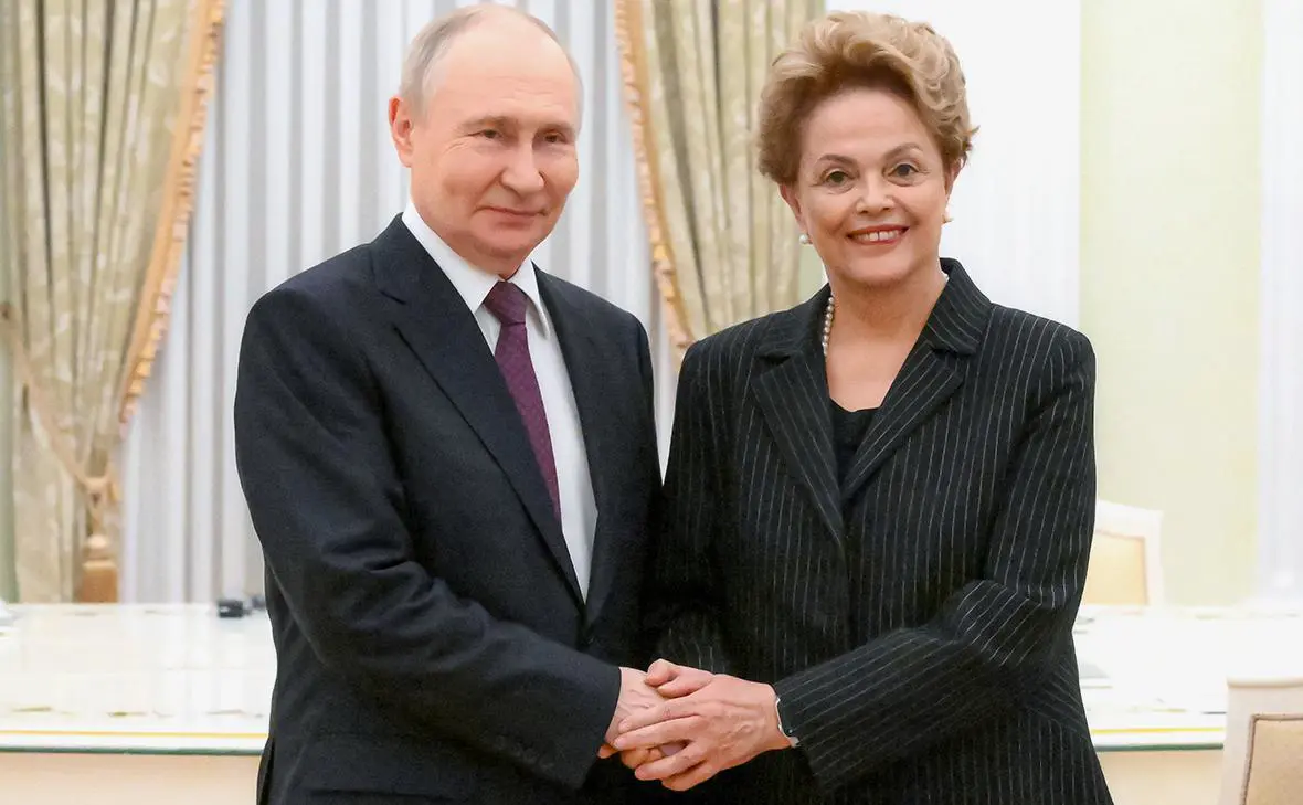 Владимир Путин и Дилма Руссефф (Пелагия Тихонова / Sputnik / Reuters)