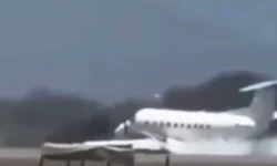 Самолет в Танзании сел без шасси после столкновения с зеброй samolet v tanzanii sel bez shassi posle stolknoveniya s zebroj-fabrec-ru-0