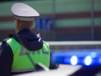 Работа сотрудников ДПС на дорогах столицы