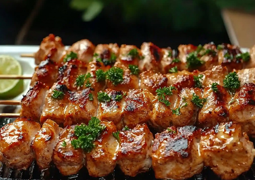 Шашлык из курицы в духовке по пошаговому рецепту