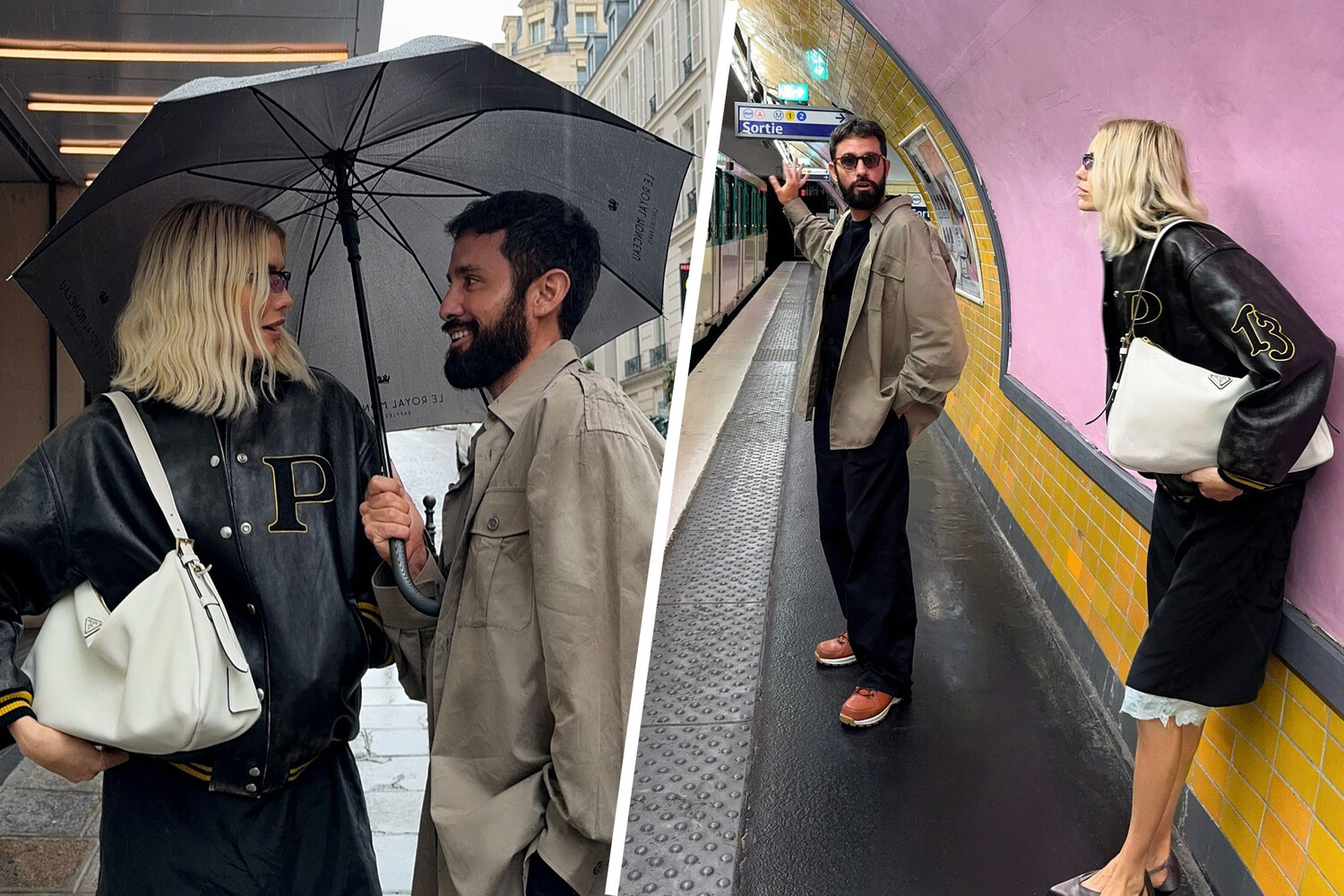 Лена Перминова демонстрирует роскошный образ с сумкой Prada в Париже-0