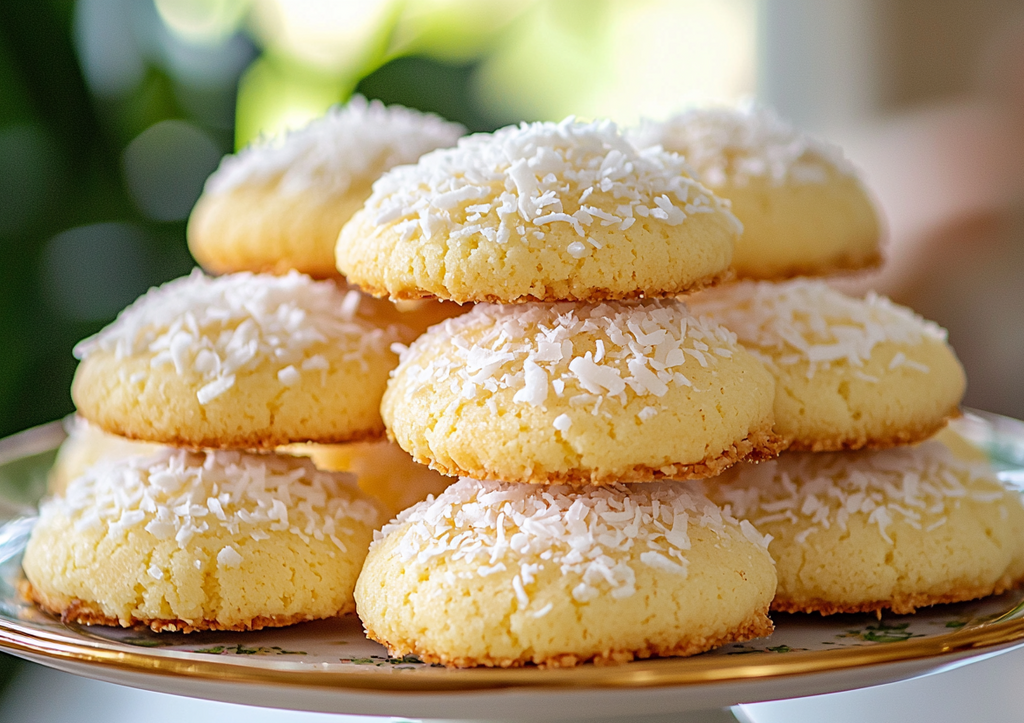 Лимонное печенье с кокосом! 10 минут на замес и лакомство уже в духовке