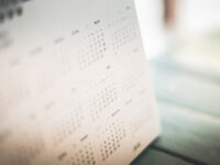 Blurred,Calendar,Page,Dark,Tone