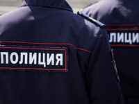 Russian,Police,Officers,During,A,Patrol,On,A,City,Street.
