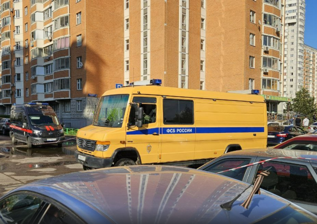 На месте взрыва в Балашихе