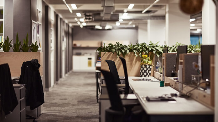 It,Must,Be,The,Weekend.,Shot,Of,An,Empty,Office.