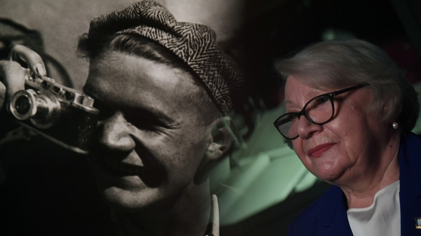 Дочь военкора Халдея рассказала RT, как её отец сделал главное фото Победы