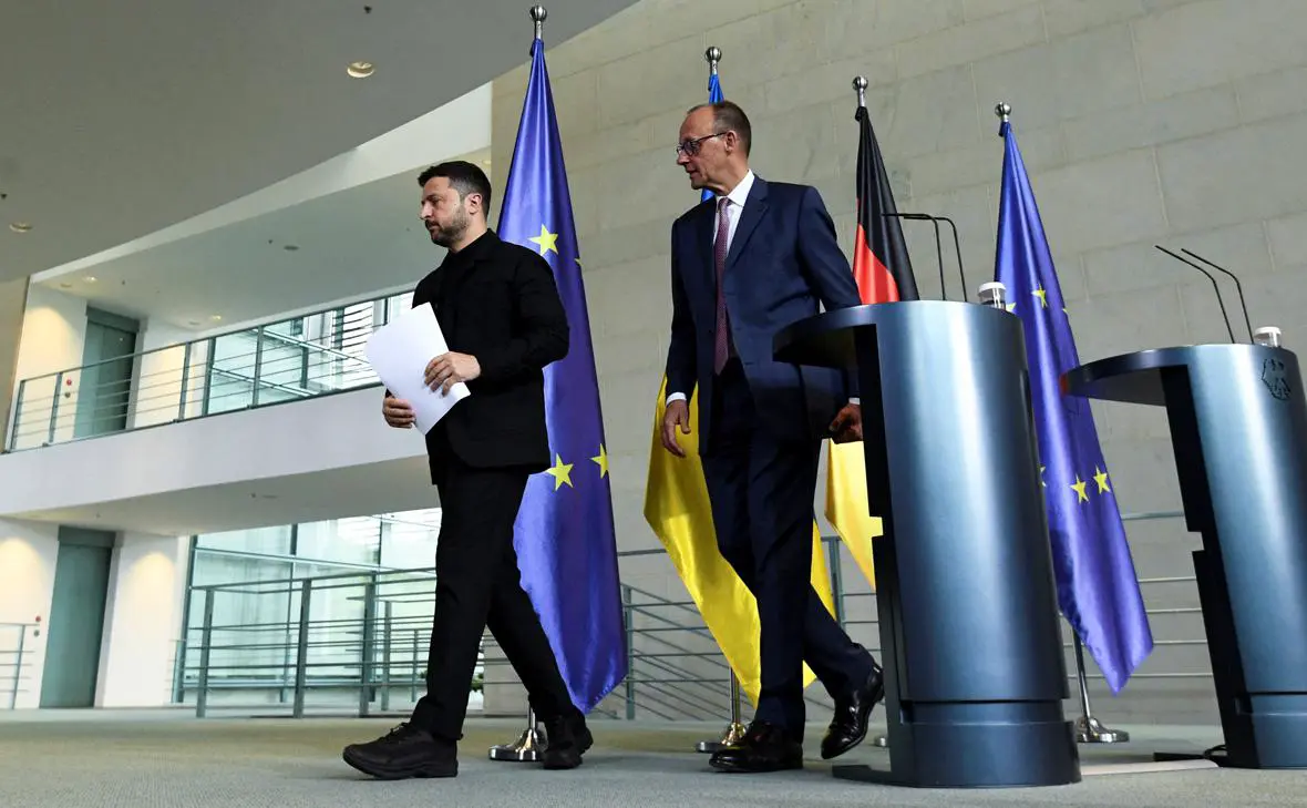 Владимир Зеленский и Фридрих Мерц (Annegret Hilse / Reuters)