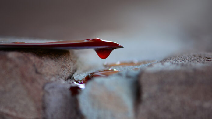 Blood,Drop,On,A,Murderer,Knife