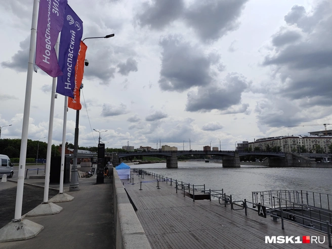 Третий маршрут пройдет от причала ЗИЛ до Новоспасского моста, его могут открыть уже этим летом | Источник: Игорь Мещанев / MSK1.RU