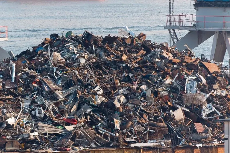 Металлом в порту Владивосток Илья Аверьянов, ИА PrimaMedia
