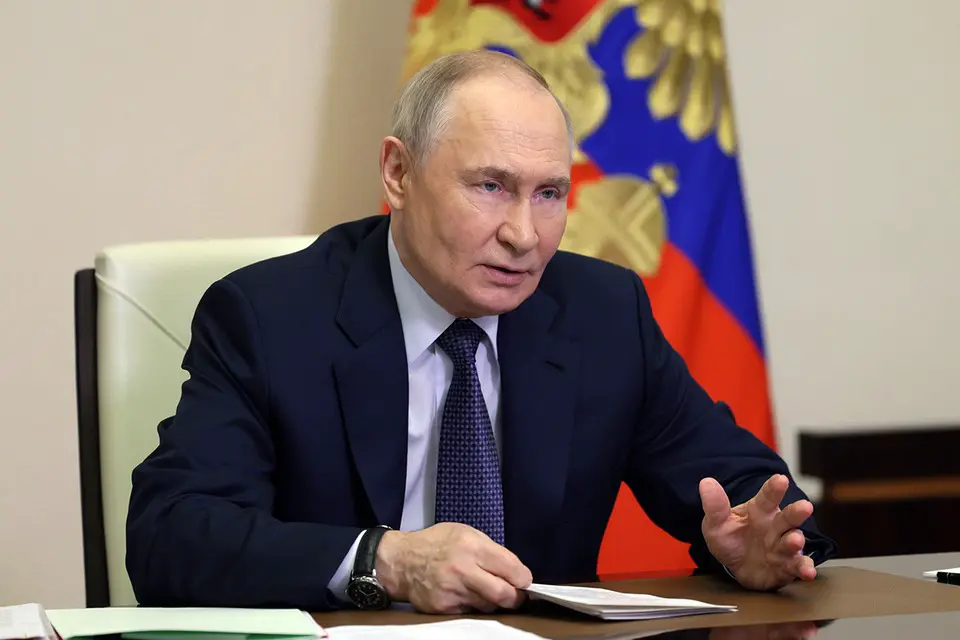 Владимир Путин рассказал, как Россия защищается от внутренних угроз. Фото: Алексей Бабушкин/пресс-служба президента РФ/ТАСС