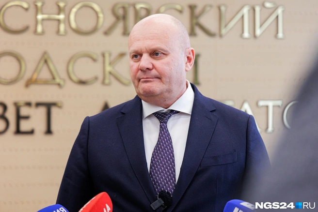 Сейчас мэр находится в следственном отделе УФСБ по Красноярскому краю | Источник: Артем Ленц / NGS24.RU