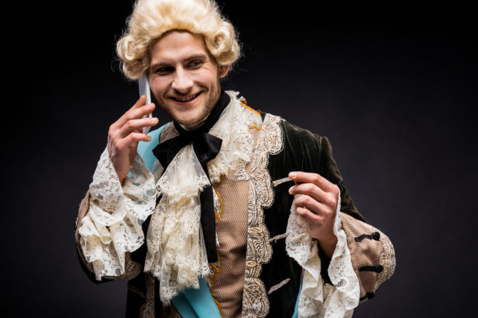 Викторианский мужчина в парике