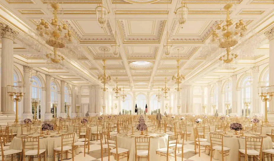 Проект бального зала в Белом доме