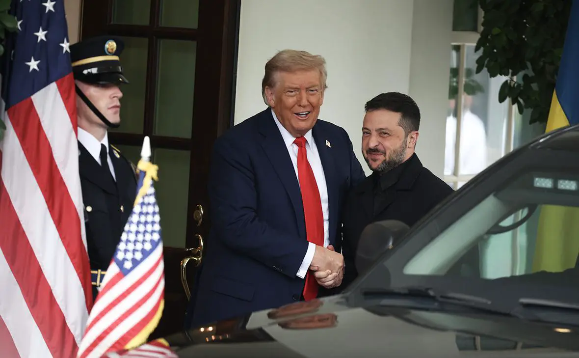 Дональд Трамп и Владимир Зеленский (Tasos Katopodis / Getty Images)