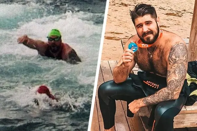 Один из друзей пропавшего во время заплыва на Босфоре пловца опроверг информацию об изменении Николаем маршрута в гонке | Источник: Ayasam / ahaber.com и Николай Свечников / Instagram (деятельность запрещена в РФ)