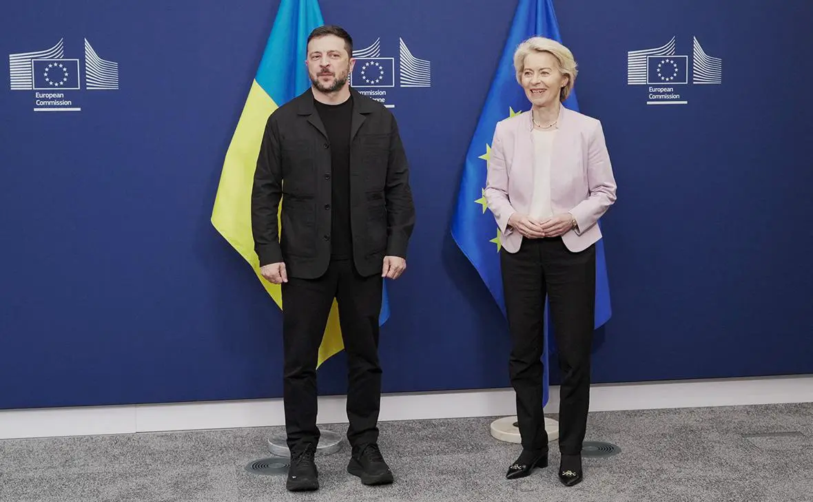 Владимир Зеленский и Урсула фон дер Ляйен (Bart Biesemans / Reuters)