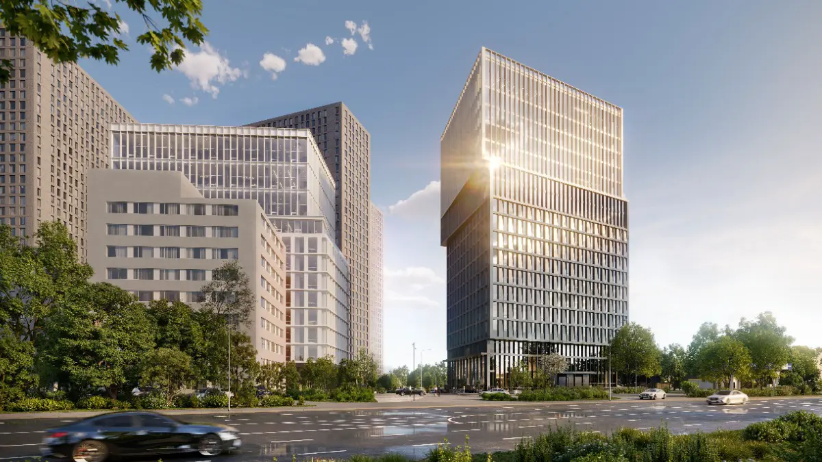 Анатолий Гарбузов: На юго-западе столицы продолжается реализация офисного центра с развитой инфраструктурой по городской программе