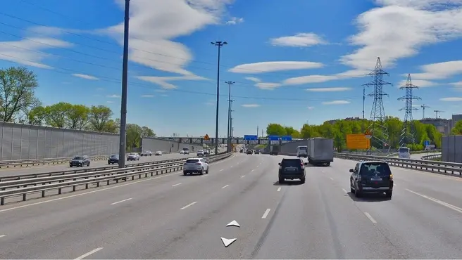 Между Лыткарино и Томилино в рамках второго этапа реконструкции построят путепровод, снесенный в 2021 году | Источник: Яндекс.Карты