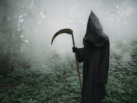 Научный прорыв показал, как обратить смерть вспять Смерть с косой в темном туманном лесу