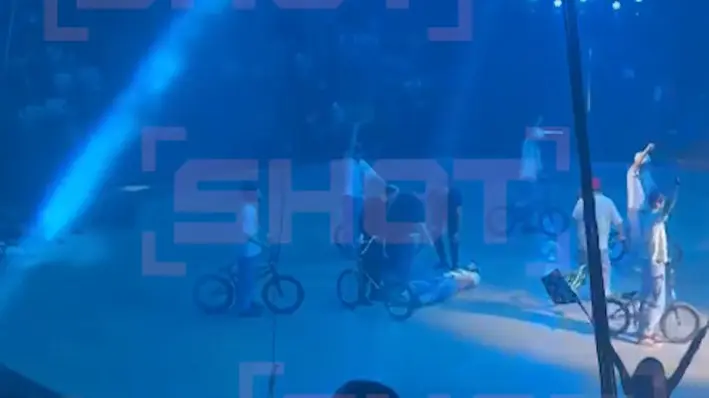 Артист цирка потерял сознание во время экстри-шоу в Казани