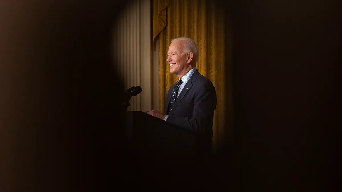 Байден «спрятался» на рождественском семейном фото